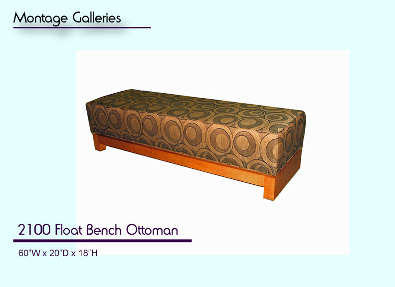 CSI_Montage_Galleries_2100_Float_Bench_Ottoman